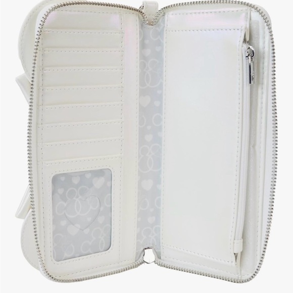 Disney Loungefly Bridal Wristlet & Minnie Mouse ears Headband Set - Picture 5 of 6